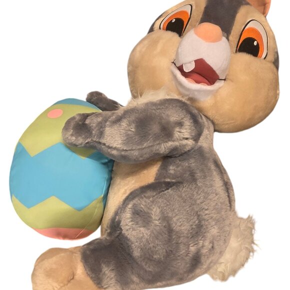 Disney Thumper Plush Holding Easter Egg LARGE 26 Inch Vintage Collectible Rare - Picture 11 of 16